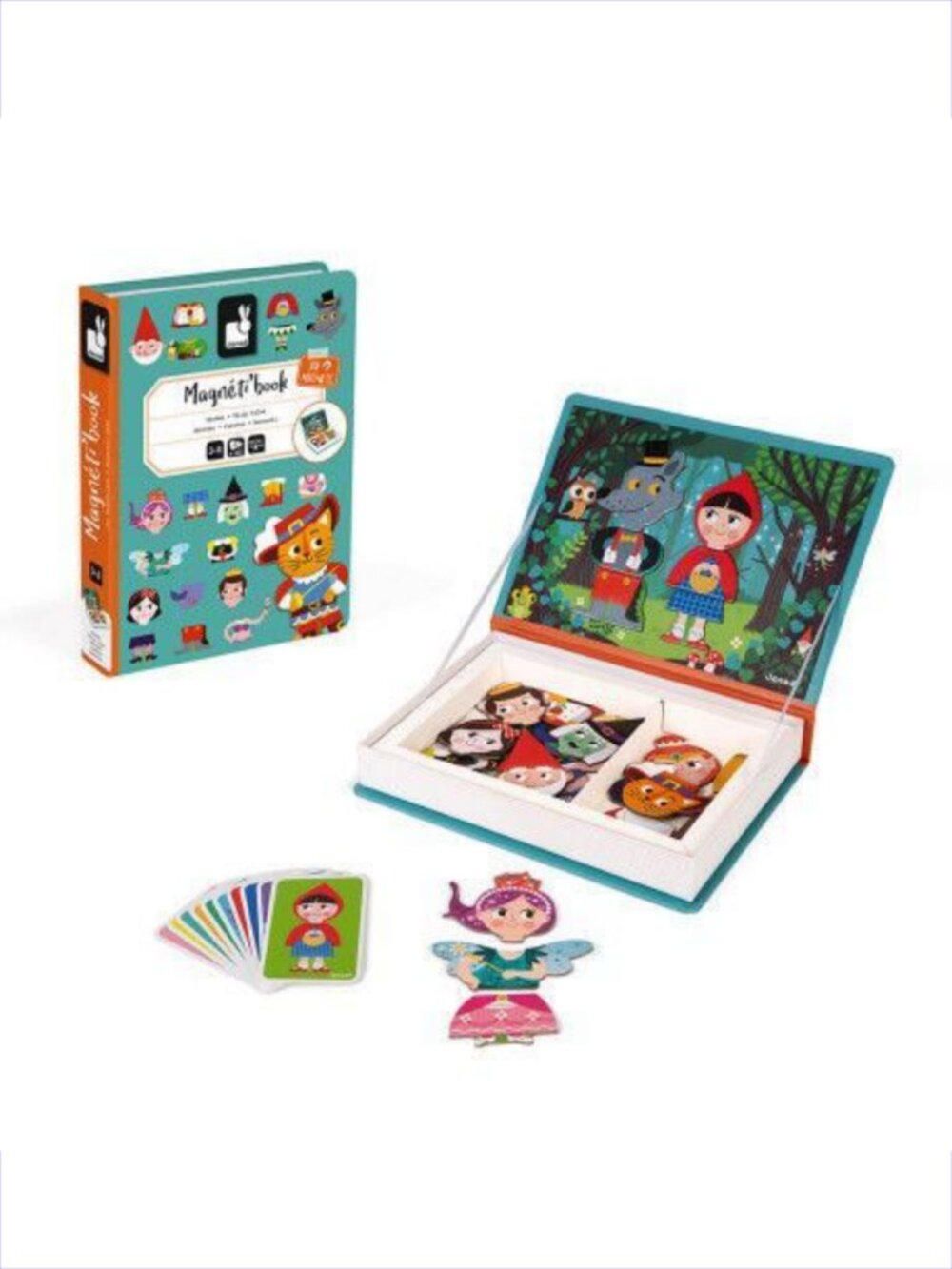 Janod Magnetibook Fairytales 3-8 Years Travel-friendly Toy New Sealed